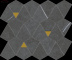 Плитка Italon Метрополис Империал Вертекс мозаика арт. 600110000945 (25,8x30)